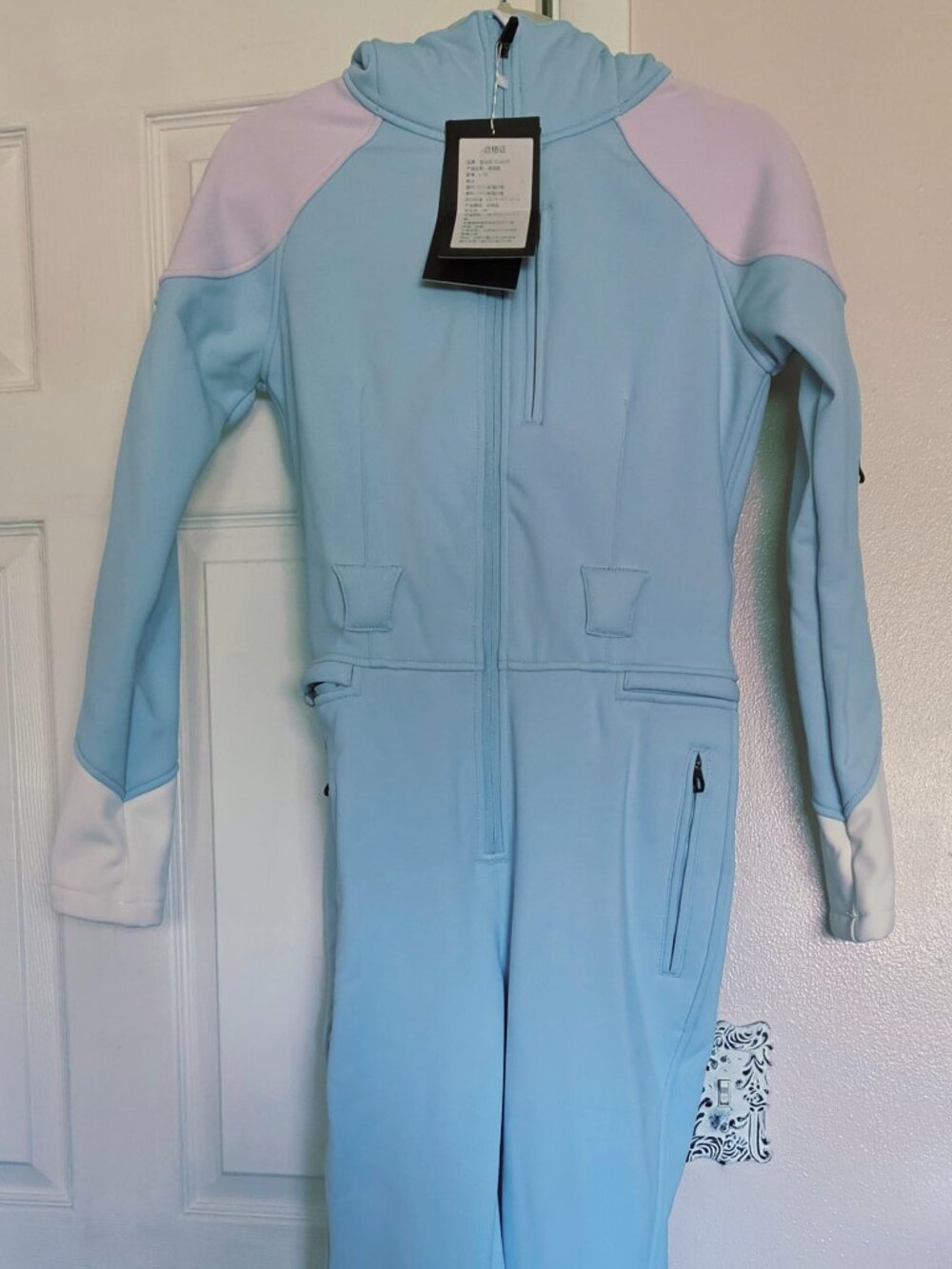 Snowsuit. One piece.